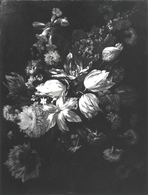 A. C. Cooper — Anonimo spagnolo sec. XVII - Natura morta con vaso di fiori — insieme